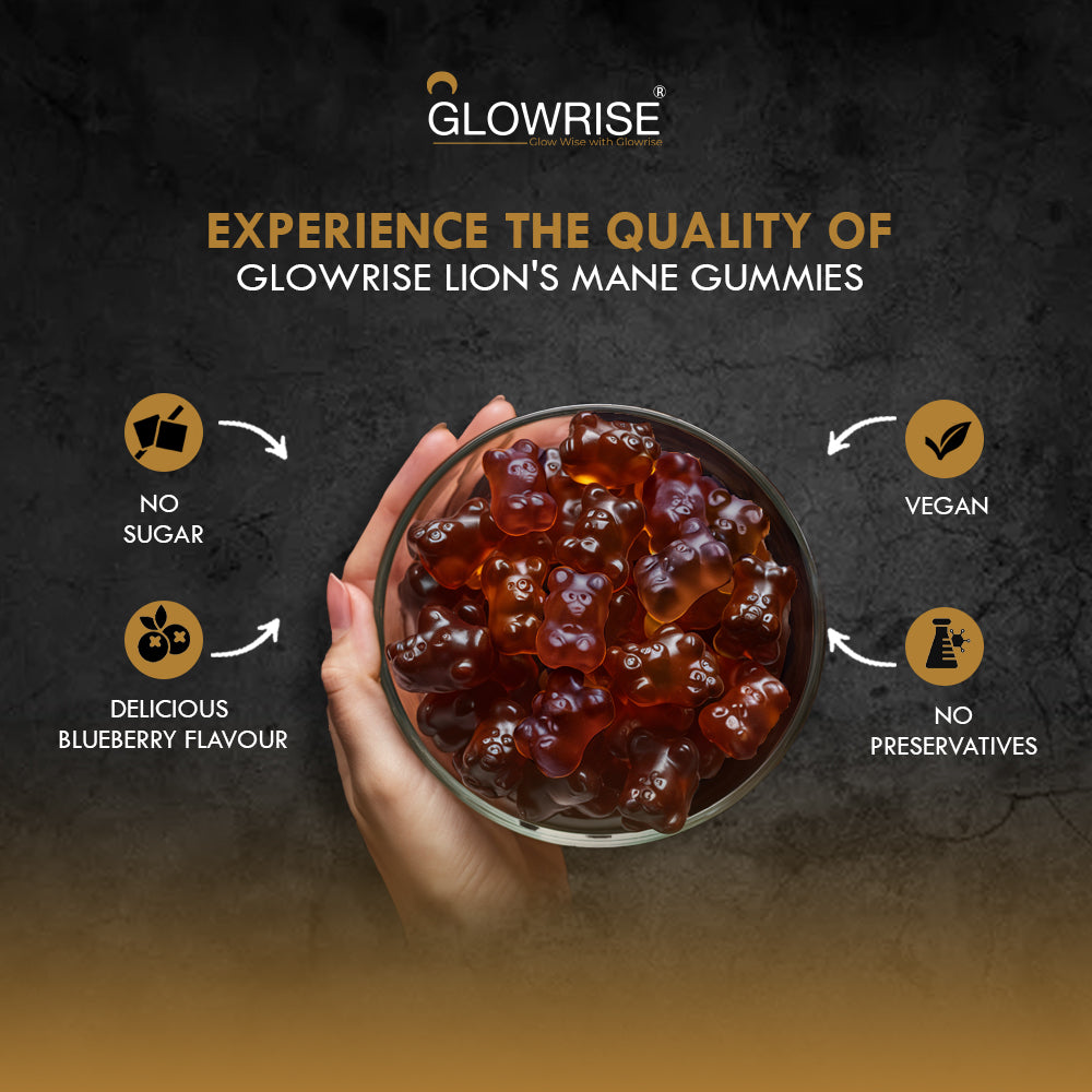Lion's Mane Gummies | Lion's Mane Supplement | GLOWRISE