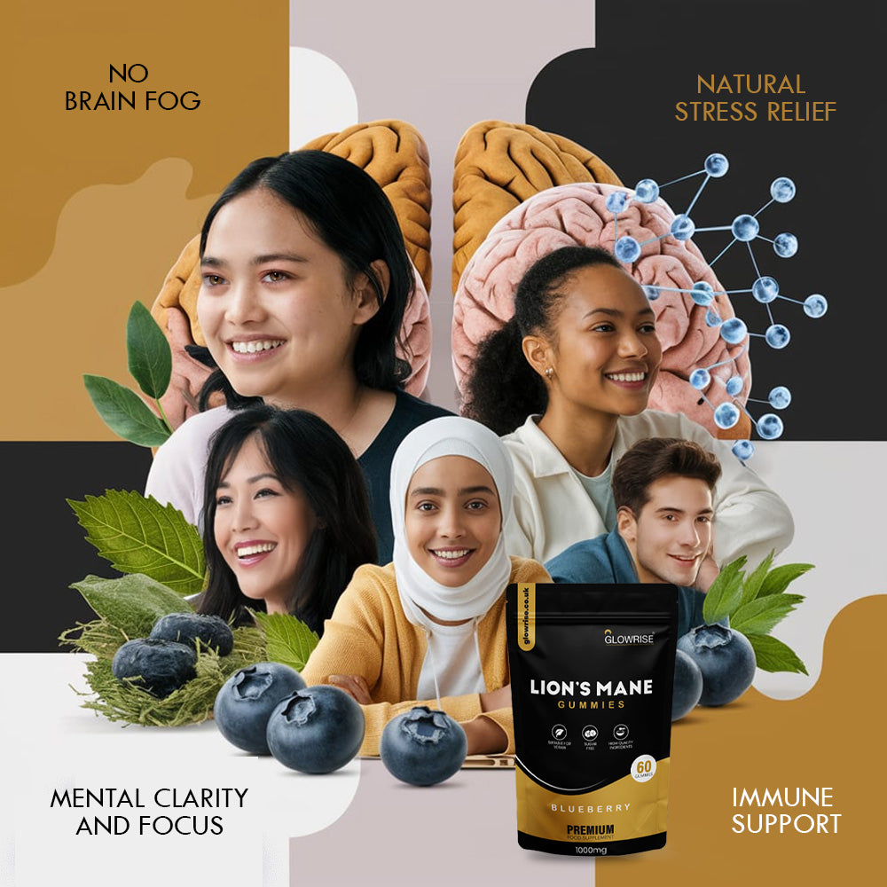 Lion's Mane Gummies | Lion's Mane Supplement | GLOWRISE