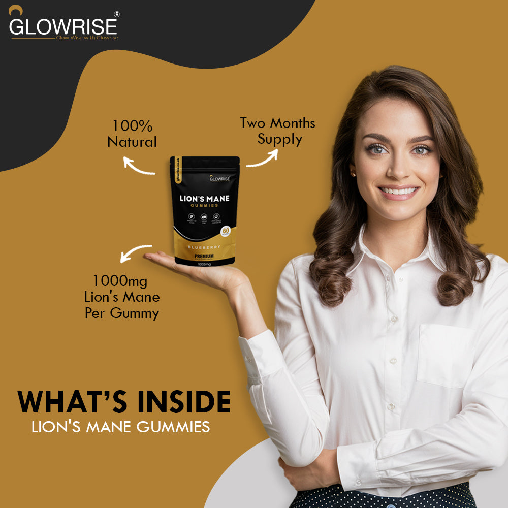 Lion's Mane Gummies | Lion's Mane Supplement | GLOWRISE